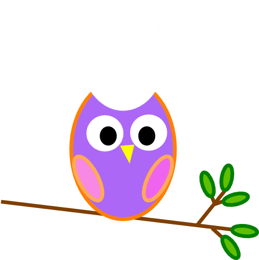 Pinkish Purple - Mod Owl Clip Art - Free Transparent PNG Clipart Images Download. - Transparent PNG Free Download | PNGio