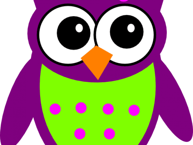 Owl Clipart Purple - Black And White Owl Clipart - Free Transparent PNG Clipart Images Download. - Transparent PNG Free Download | PNGio