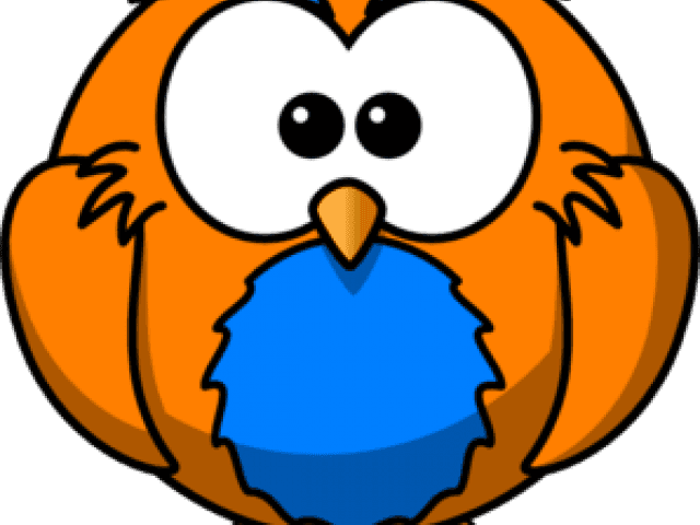Hoot Clipart Blue Cartoon - Cartoon Black And White Owl - Free Transparent PNG Clipart Images Download. - Transparent PNG Free Download | PNGio