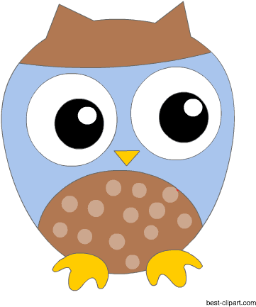 Free Blue Owl Clip Art Image - Owl Baby Shower - Free Transparent PNG Clipart Images Download. - Transparent PNG Free Download | PNGio