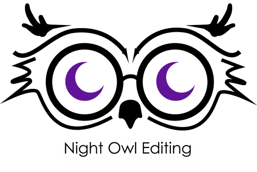 Owl With Moons In Glasses Logo For Night Owl Editing - Night Owl Editing - Free Transparent PNG Clipart Images Download. - Transparent PNG Free Download | PNGio