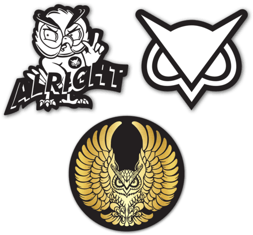 Vanoss Logo Gold Owl - Free Transparent PNG Clipart Images Download. - Transparent PNG Free Download | PNGio
