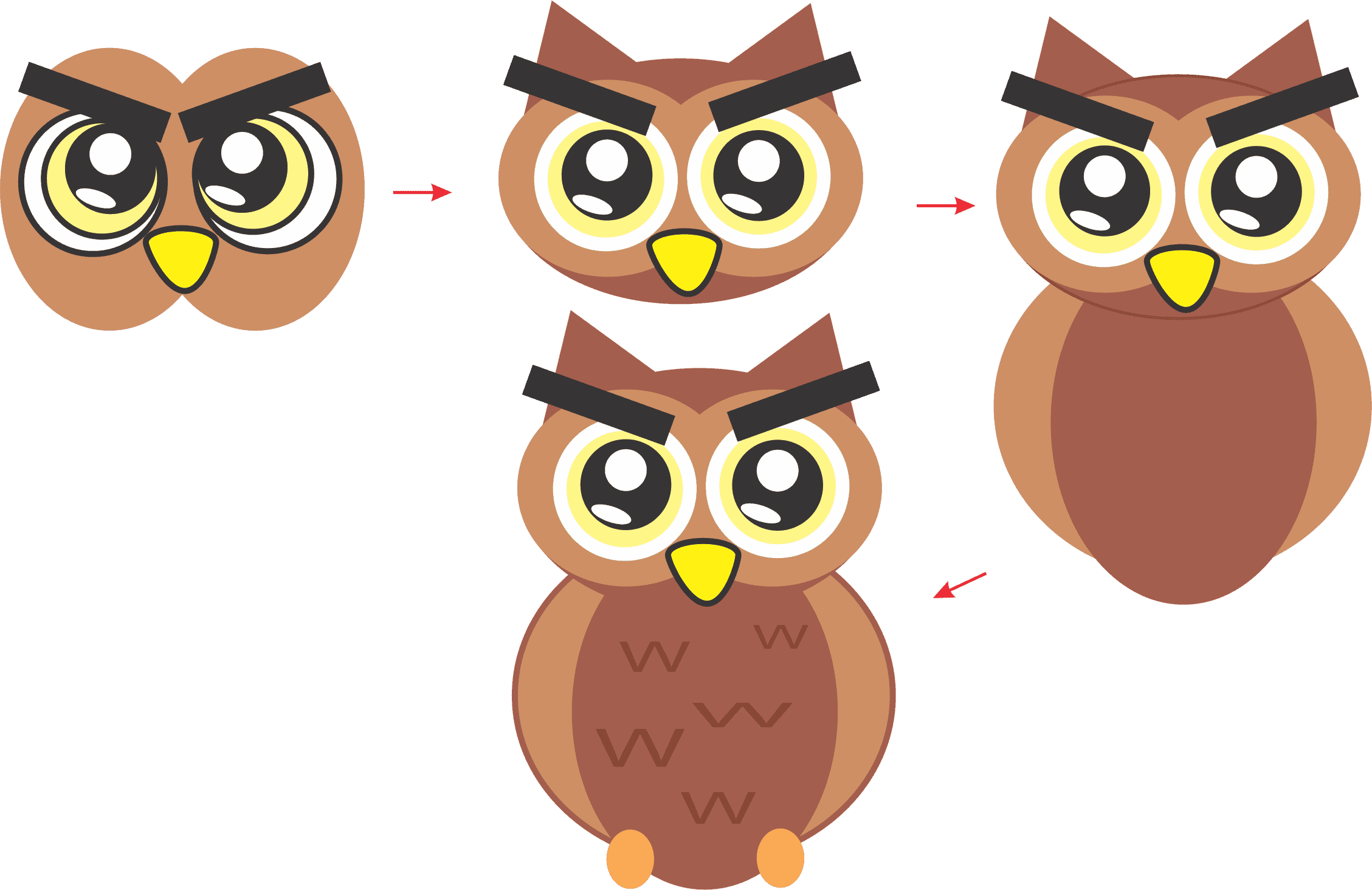Jika Tidak, Maka Kepala Dan Wajahnya Akan Tertutupi - Kepala Owl - Free Transparent PNG Clipart Images Download. - Transparent PNG Free Download | PNGio