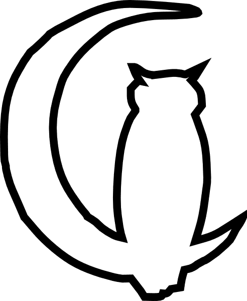 Owl On A Moon - Free Transparent PNG Clipart Images Download. - Transparent PNG Free Download | PNGio