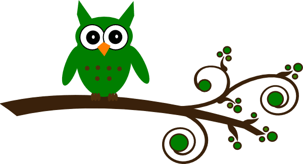 Green Branch Cliparts - Owl On Branch Clip Art - Free Transparent PNG Clipart Images Download. - Transparent PNG Free Download | PNGio