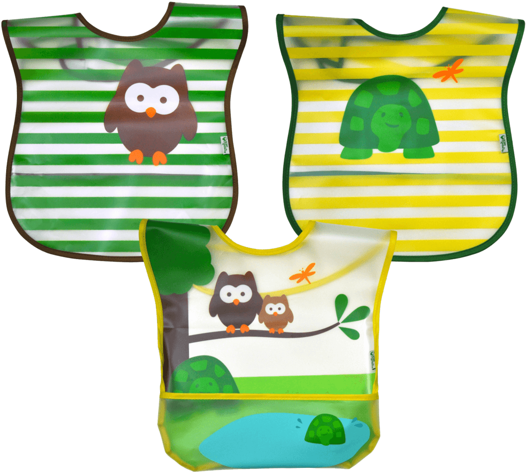 Wipe-off Bib 3pk Woodland - Owl - Free Transparent PNG Clipart Images Download. - Transparent PNG Free Download | PNGio