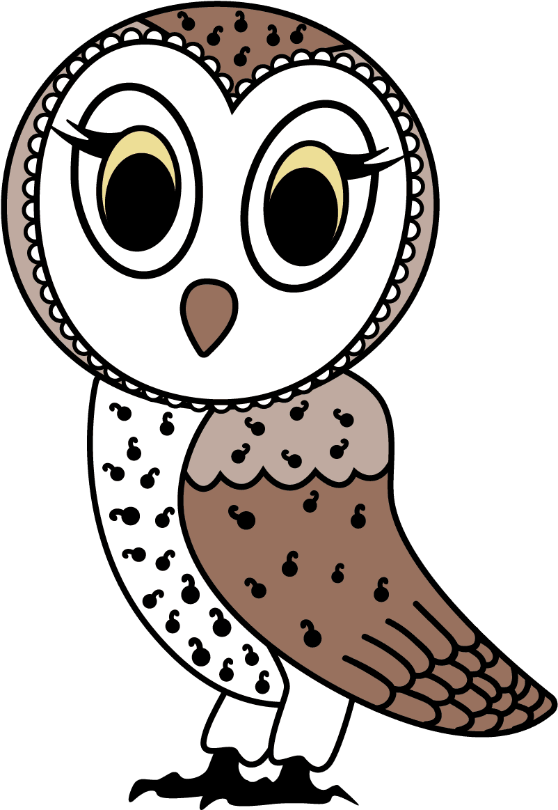 Ali The Owl Mascot - Barn Owl - Free Transparent PNG Clipart Images Download. - Transparent PNG Free Download | PNGio