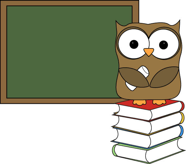 Owl With Books And Chalkboard Clip Art - Owl - Free Transparent PNG Clipart Images Download. - Transparent PNG Free Download | PNGio