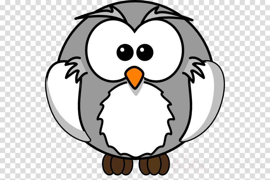 Download Grey Cartoon Owl Clipart Tawny Owl Clip Art - Owl On Book Shower Curtain - Free Transparent PNG Clipart Images Download. - Transparent PNG Free Download | PNGio