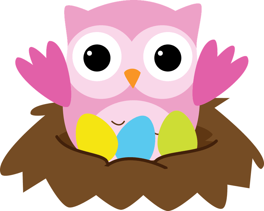 Minus Easter Clip Art, Owl Birthday Parties, Whimsical - Owl Birthday Clip Art - Free Transparent PNG Clipart Images Download. - Transparent PNG Free Download | PNGio