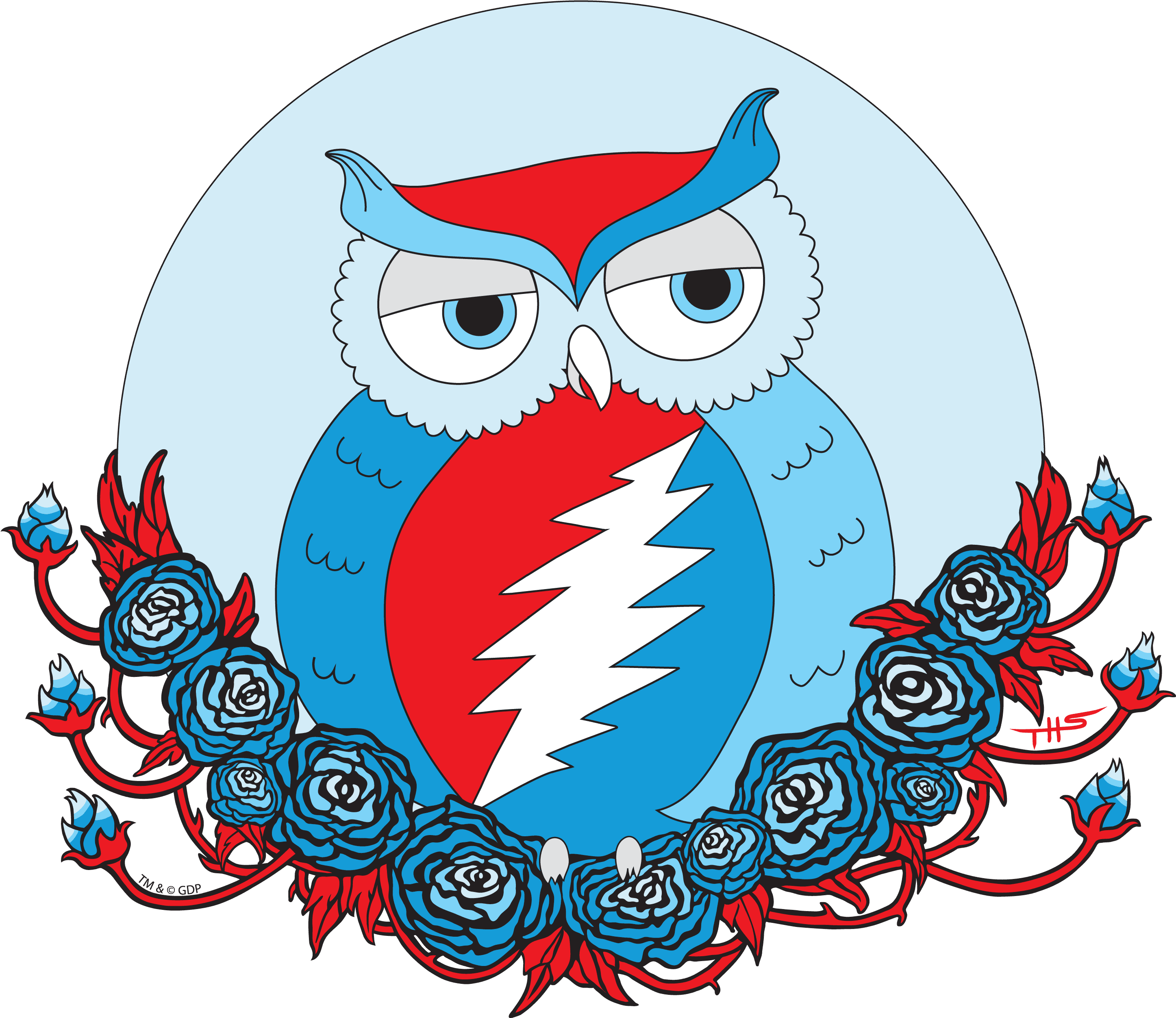 Owl Grateful Dead Shirt - Free Transparent PNG Clipart Images Download. - Transparent PNG Free Download | PNGio