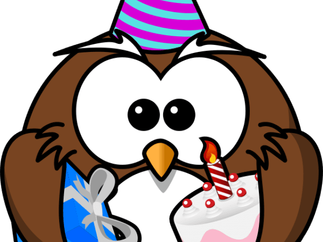 Gothic Clipart Birthday - Cartoon Owl - Free Transparent PNG Clipart Images Download. - Transparent PNG Free Download | PNGio