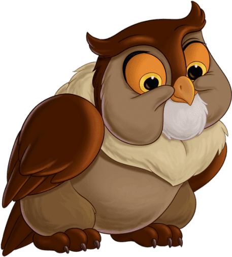 Free Png Download Bambi Friend Owl Transparent Clipart - Bambi Owl Png - Free Transparent PNG Clipart Images Download. - Transparent PNG Free Download | PNGio