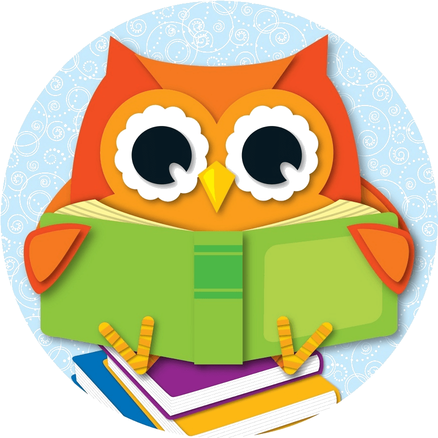 Library Media Center - Reading Owl - Free Transparent PNG Clipart Images Download. - Transparent PNG Free Download | PNGio