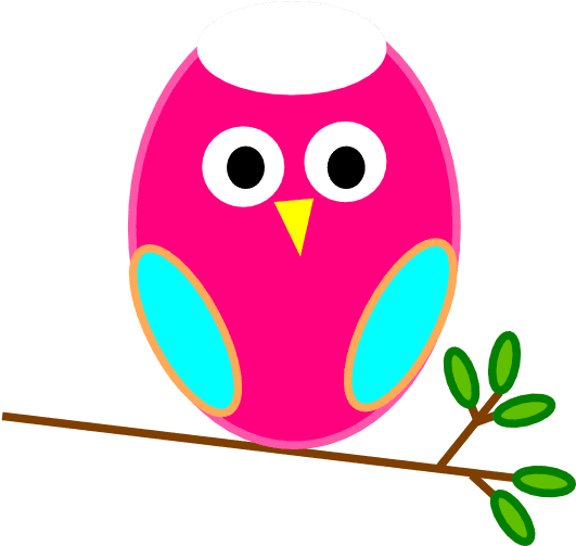 Pink Owl Clipart - L Will Miss You - Free Transparent PNG Clipart Images Download. - Transparent PNG Free Download | PNGio
