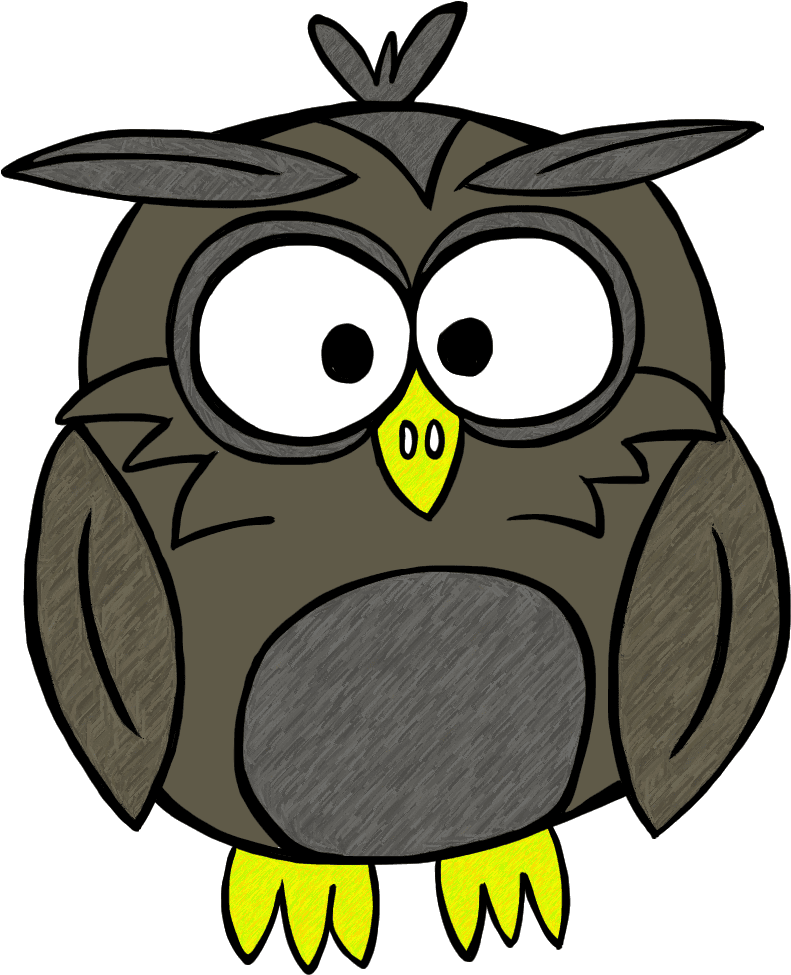 Here's A Freebie Of My Little Owl - Cartoon - Free Transparent PNG Clipart Images Download. - Transparent PNG Free Download | PNGio