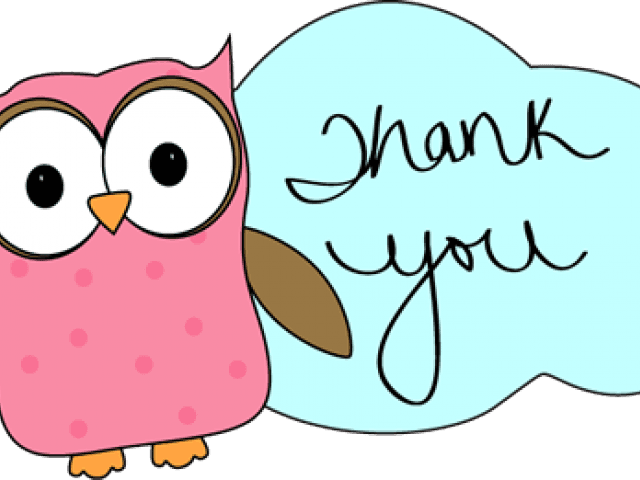 Owl Clipart Homework - Thank You Clip Art Free - Free Transparent PNG Clipart Images Download. - Transparent PNG Free Download | PNGio