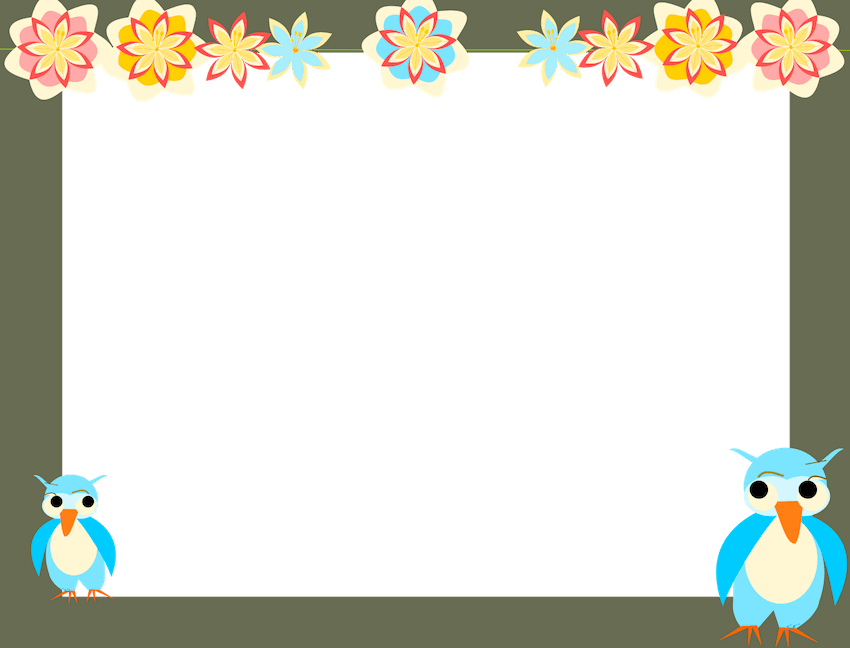 Owl Frame Clipart - Kindergarten Frame Png - Free Transparent PNG Clipart Images Download. - Transparent PNG Free Download | PNGio