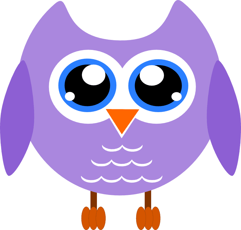 Owl Clipart Purple - Clipart With Clear Background - Free Transparent PNG Clipart Images Download. - Transparent PNG Free Download | PNGio