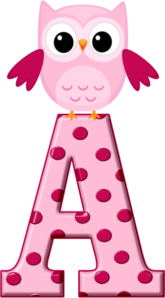 Alphabet, Png, Fondant, Letters, Owls, School, Nice, - Coruja Rosa E Azul - Free Transparent PNG Clipart Images Download. - Transparent PNG Free Download | PNGio