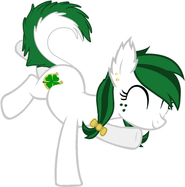 Lucky Clover Doing The Irish Jig By Owl-parchment - Cartoon - Free Transparent PNG Clipart Images Download. - Transparent PNG Free Download | PNGio