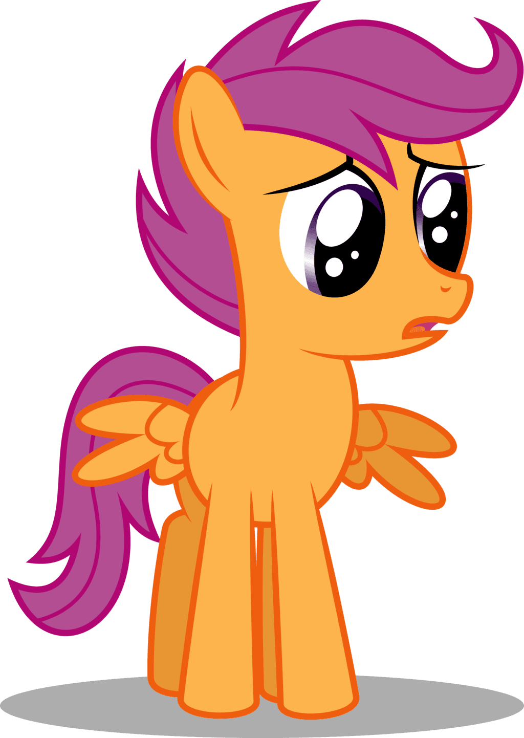 Sad Scootaloo By Soren The Owl - Babs Seed Cutie Mark - Free Transparent PNG Clipart Images Download. - Transparent PNG Free Download | PNGio
