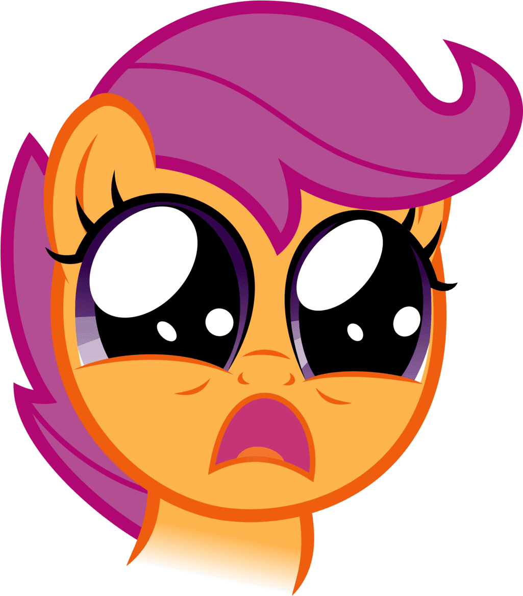 Scootaloo Is Kawaii As Hell By Soren The Owl - Sad Scootaloo Face - Free Transparent PNG Clipart Images Download. - Transparent PNG Free Download | PNGio
