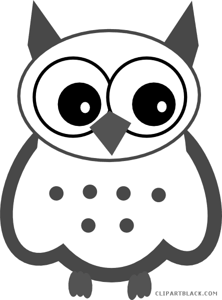 Snowy Owl Animal Free Black White Clipart Images Clipartblack - Clip Art - Free Transparent PNG Clipart Images Download. - Transparent PNG Free Download | PNGio