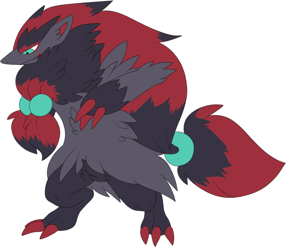 Mega Zoroark By Mute-owl - Pokemon Zoroark Mega Evolution - Free Transparent PNG Clipart Images Download. - Transparent PNG Free Download | PNGio