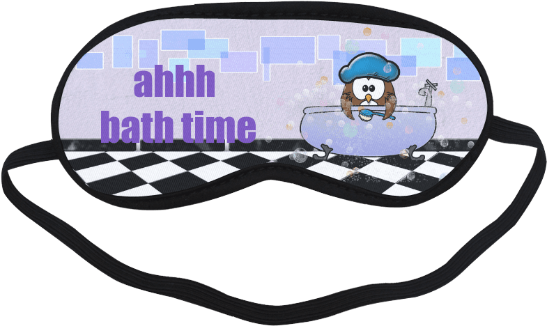 Bath Time Owl Sleeping Mask - Googly Eyes Sleep Mask - Free Transparent PNG Clipart Images Download. - Transparent PNG Free Download | PNGio