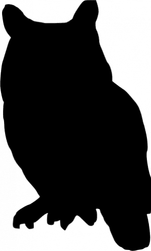 Org-vector Illustration Of A Silhouette Of A Owl - Org-vector Illustration Of A Silhouette Of A Owl - Free Transparent PNG Clipart Images Download. - Transparent PNG Free Download | PNGio