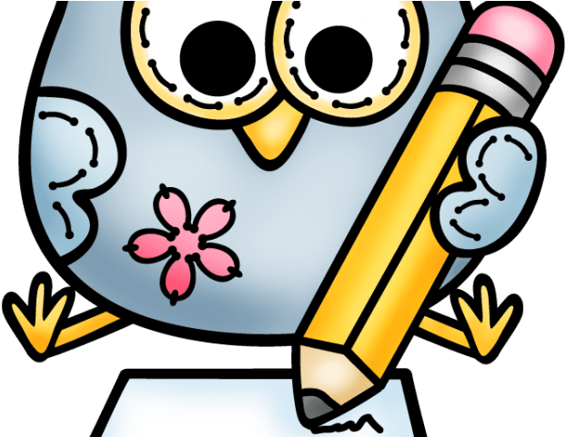 Owl Clipart Writing - Hibou École Clipart - Free Transparent PNG Clipart Images Download. - Transparent PNG Free Download | PNGio