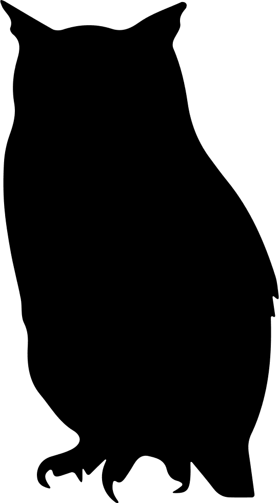 Owl Bird Shape Vector - Silueta De Un Buho Transparent PNG - 400x400 - Free Download on - Transparent PNG Free Download | PNGio