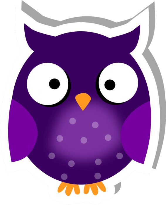 Cute Owl Sticker - Cartoon, HD Png Download - Transparent PNG Free Download | PNGio