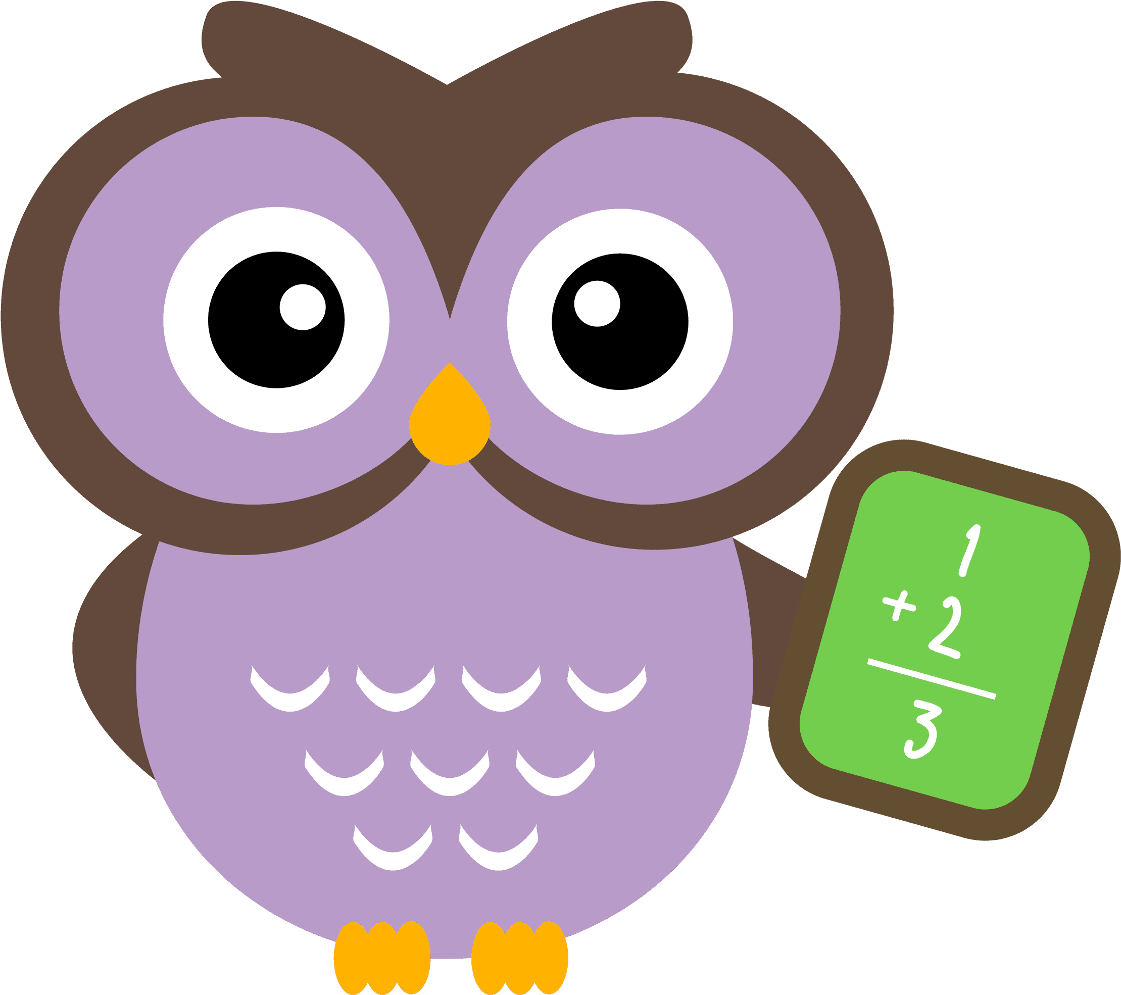 Owls Clipart Kid - Owl Math Clipart, HD Png Download - Transparent PNG Free Download | PNGio