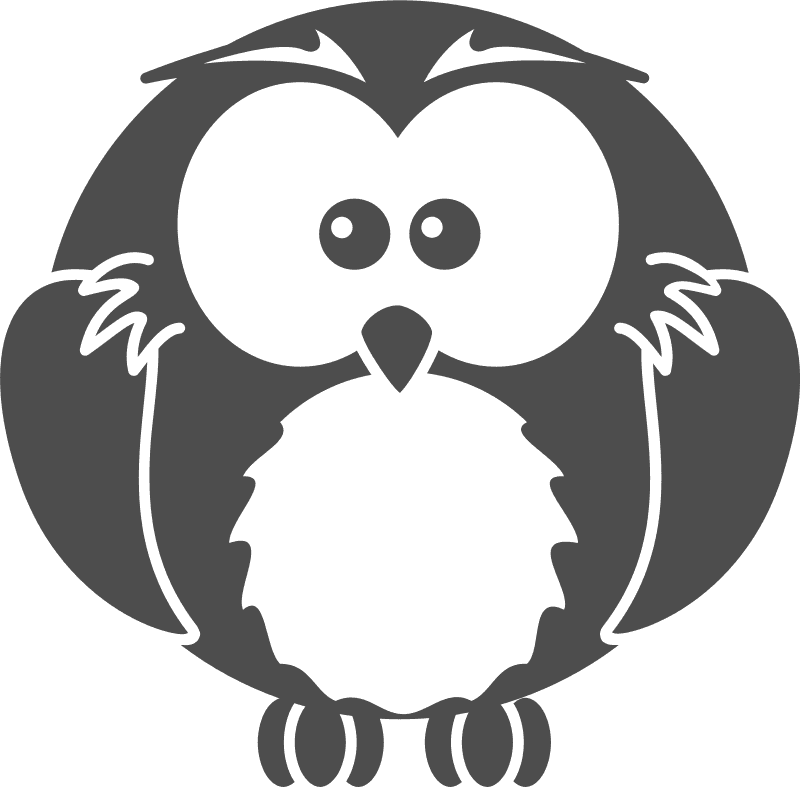Free Wallpaper Cartoon Owl Live For Android - Owls Vector Black N White, HD Png Download - Transparent PNG Free Download | PNGio