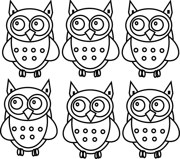 Owls Clipart Coloring, HD Png Download - Transparent PNG Free Download | PNGio
