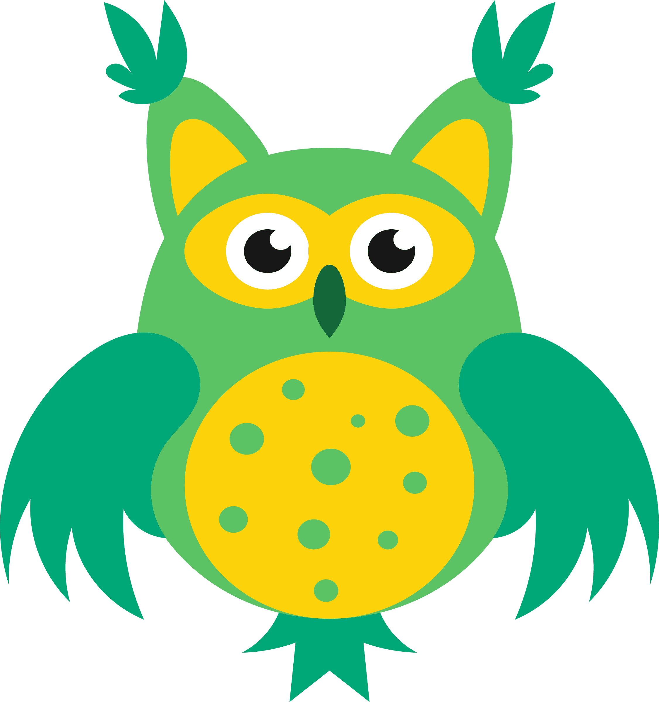 2 Clipart Owl - Cartoon, HD Png Download - Transparent PNG Free Download | PNGio