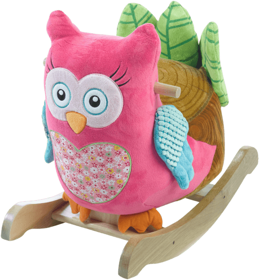 Rockabye -owlivia Pink Owl Rocker - Owl Rocker, HD Png Download - Transparent PNG Free Download | PNGio