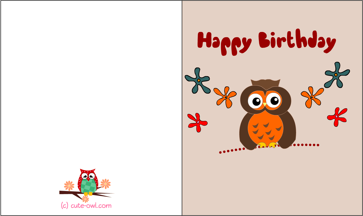 Cute Birthday Card Templates Free, HD Png Download - Transparent PNG Free Download | PNGio