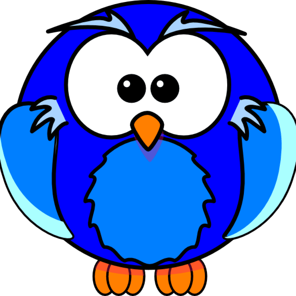 Blue Owl Clip Art Blue Owl Clip Art At Clker Vector - Nocturnal Animals Clip Art, HD Png Download - Transparent PNG Free Download | PNGio