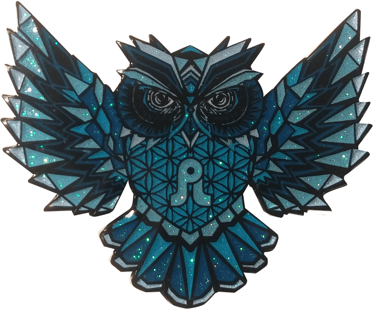 Image Of Blue - Pretty Owl Design, HD Png Download - Transparent PNG Free Download | PNGio