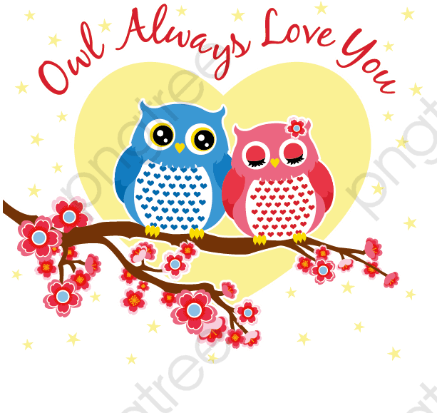 Love Clipart Owl - Yearly Calendar 2019 Owl, HD Png Download - Transparent PNG Free Download | PNGio