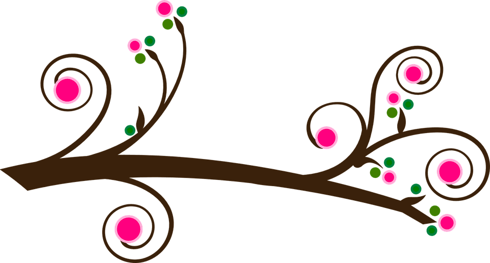 Branch, Berries, Ornament, Spring, Pink, Autumn - Owl Tree Branch Clip Art, HD Png Download - Transparent PNG Free Download | PNGio