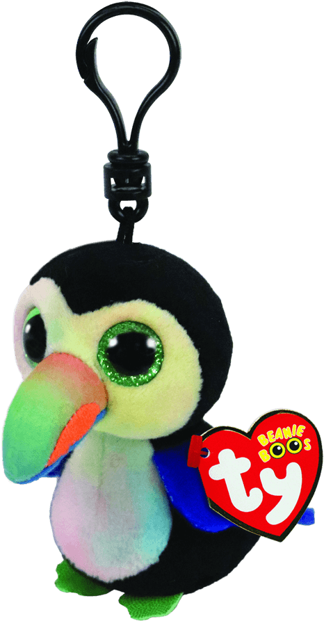 Ty Beanie Boo Beaks Toucan Clipart , Png Download - Beanie Boo Owl Keychain, Transparent - Transparent PNG Free Download | PNGio