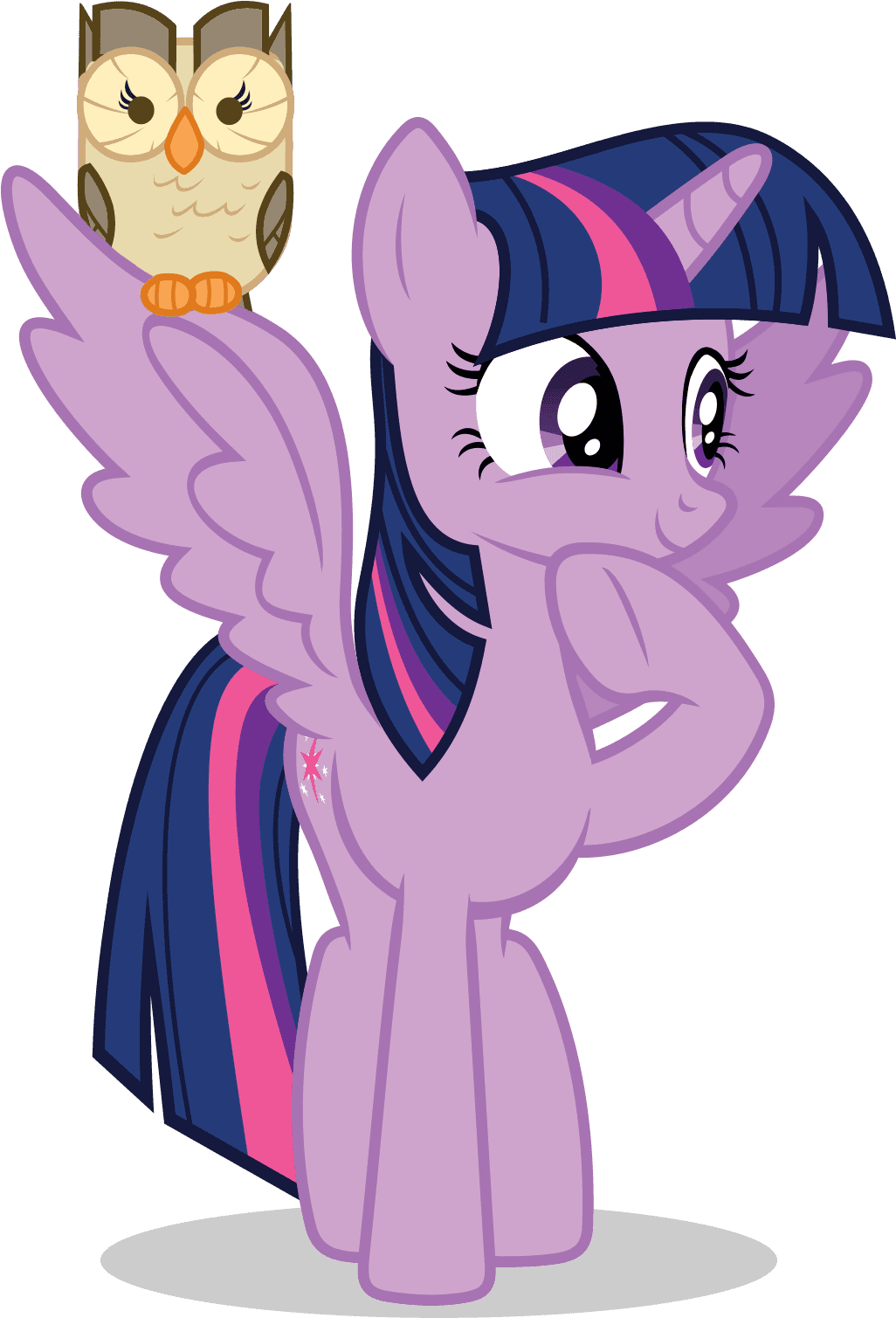 Safe, Simple Background, Spread Wings, Transparent - My Little Pony Twilight Sparkle And Owl, HD Png Download - Transparent PNG Free Download | PNGio