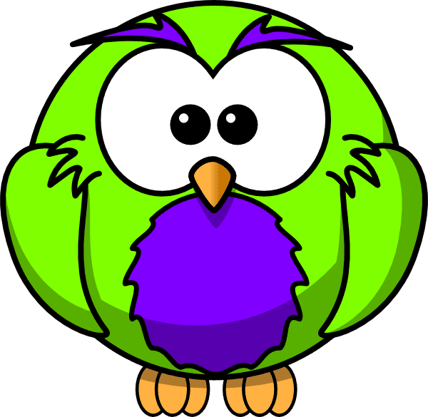 Green And Purple Hoot Clip Art At Clker - Coloring Pages Clipart, HD Png Download - Transparent PNG Free Download | PNGio