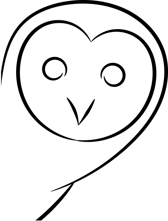 Black And White Cartoon Owls 12, Buy Clip Art - Gambar Sketsa Burung Hantu, HD Png Download - Transparent PNG Free Download | PNGio