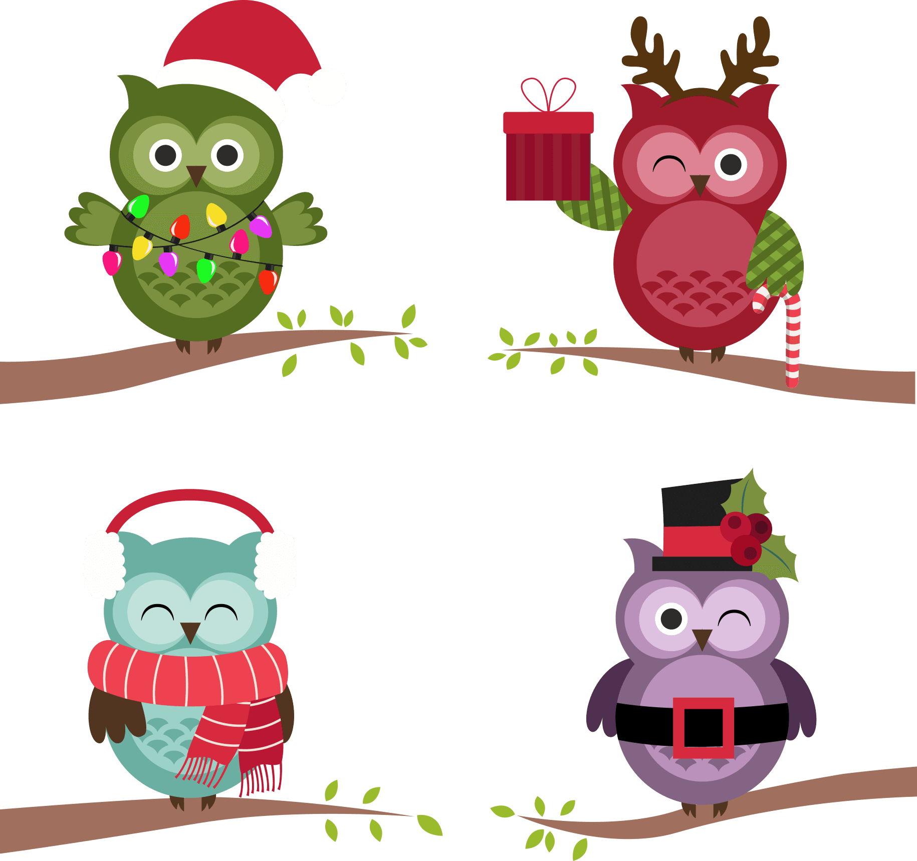 Owl Christmas Free Clipart Hd Clipart, HD Png Download - Transparent PNG Free Download | PNGio