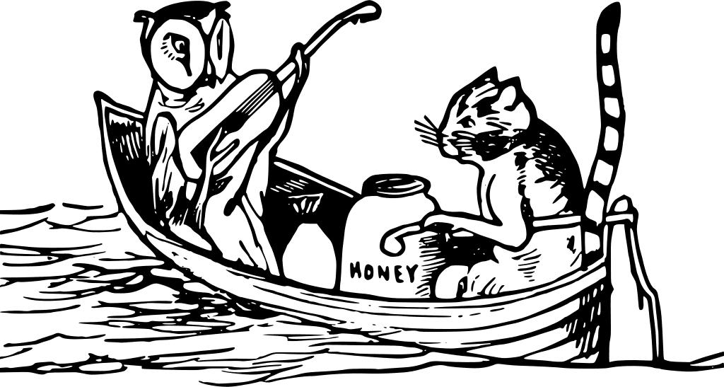 Owl And The Pussycat Lear, HD Png Download - Transparent PNG Free Download | PNGio